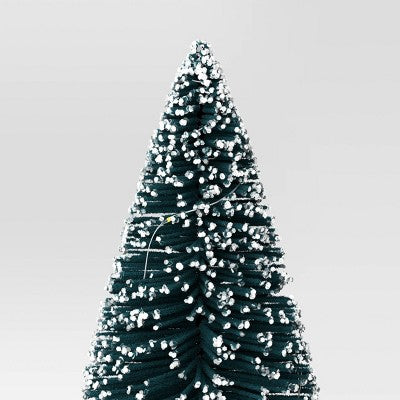  2pk Christmas Lit Sisal Tree Decor Green - Wondershop™