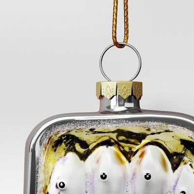  Christmas Glass Sardines Ornament - Wondershop™