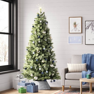  7.5' Full Virginia Pine Artificial Christmas Tree - Wondershop™