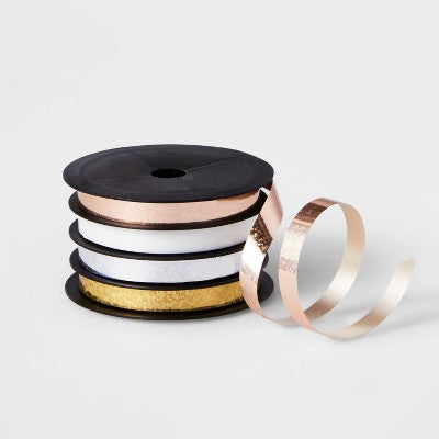  3/8" Christmas Curl Ribbon 72' - Wondershop™