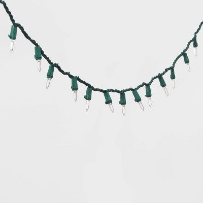  100ct LED Super Bright Mini Christmas String Lights Warm White With Green Wire - Wondershop™