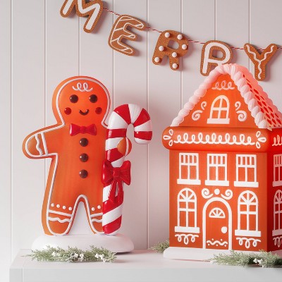  Christmas Lit Blow Mold Gingerbread Man Decor - Wondershop™
