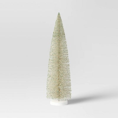  36" Christmas Bottle Brush Tree Sculpture - Wondershop™