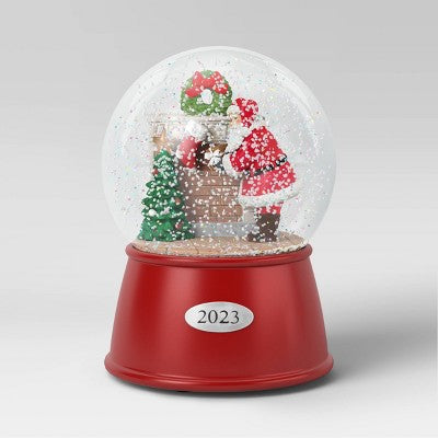  Santa Fireplace Snow Globe - Wondershop™
