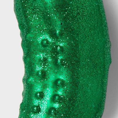  Pickle Glass Christmas Tree Ornament - Wondershop™: Mold-Blown, Indoor Decoration, 5.3" Height