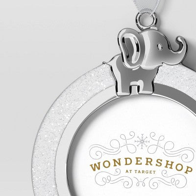  Baby's First Christmas Metal Picture Frame Ornament - Wondershop™