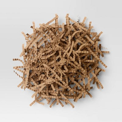  Christmas Shredded Paper Filler Brown Kraft - Wondershop™