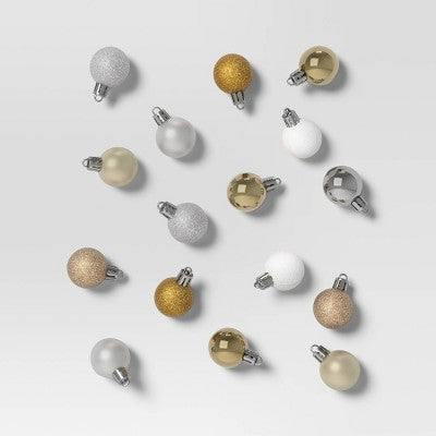  25ct Christmas 30mm Ornament Set - Wondershop™