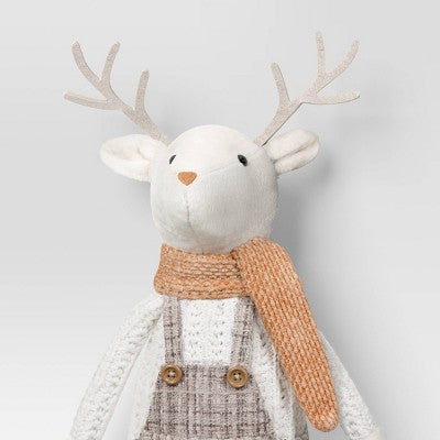  Christmas Fabric Reindeer Figural Boy - Wondershop™