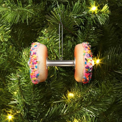  Christmas Resin Donut Dumbbell Ornament - Wondershop™