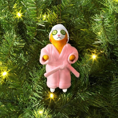  Christmas Felted Wool Cat Ornament Robe - Wondershop™