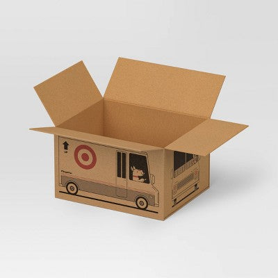  5"x4.75" Bullseye Delivery Truck Christmas Gift Box - Wondershop™