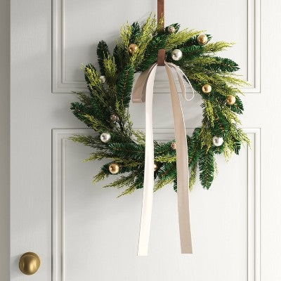  13.5" Metal Christmas Wreath Hanger Oil Rubbed Bronze - Wondershop™