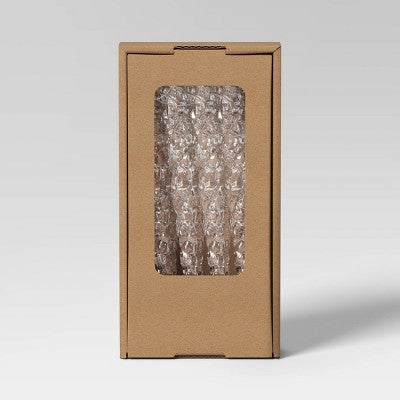 Christmas Ornament Set 10ct Acrylic Clear Icicles - Wondershop™