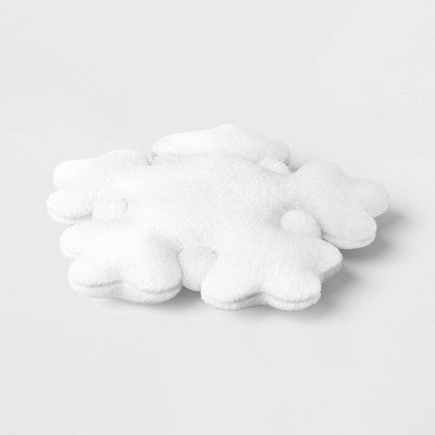  17" Christmas Snowflake Shaped Pillow - Wondershop™