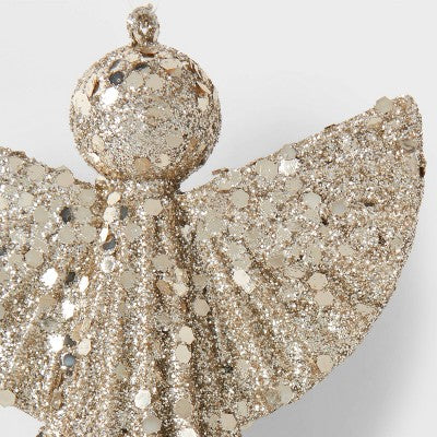  Glittered Angel Christmas Tree Ornament - Wondershop™