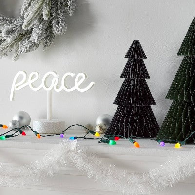  30ct LED Christmas Indoor Outdoor Novelty String Lights With Green Wire - Wondershop™