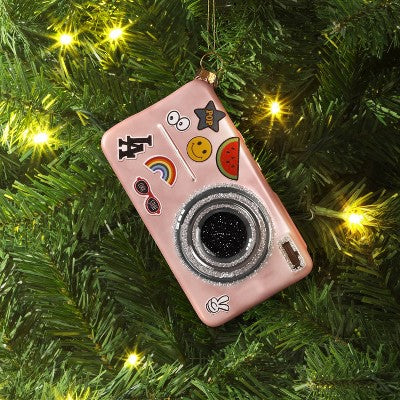  Christmas Glass Digital Camera Ornament - Wondershop™