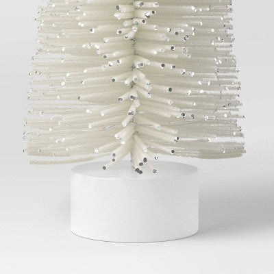 2ct Christmas Lit Sisal Tree White - Wondershop™