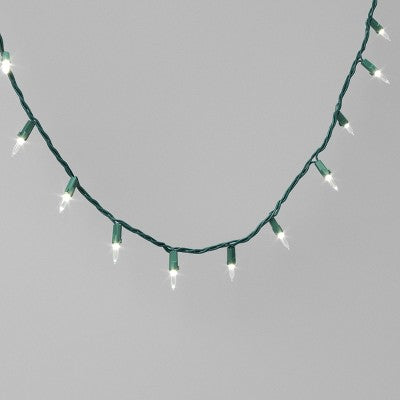  400ct LED Smooth Mini Christmas String Lights Spool With Green Wire - Wondershop™