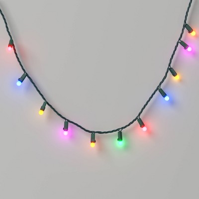  100ct LED Mini Sphere Christmas Orb And Globe String Lights With Green Wire - Wondershop™