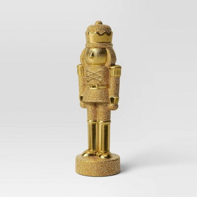  11.5" Christmas Nutcracker With Glittered Finish - Wondershop™