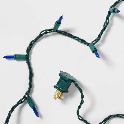  100ct Incandescent Smooth Mini Christmas String Lights With Green Wire - Wondershop™