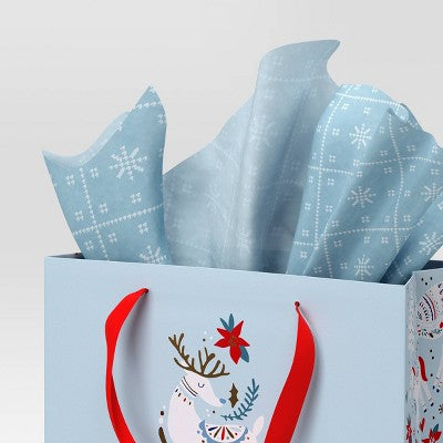  30ct Christmas Tissue Paper Blue/Red/White - Wondershop™