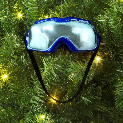  Christmas Glass Ski Goggles Ornament - Wondershop™