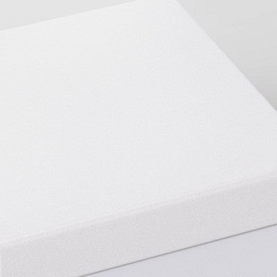  Christmas Wrap Essentials Medium Square Box White Glitter - Wondershop™
