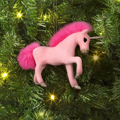  Christmas Pink Unicorn Ornament - Wondershop™