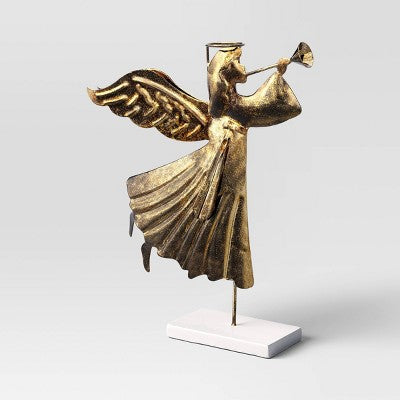  Christmas Metal Gold Angel Decor - Wondershop™