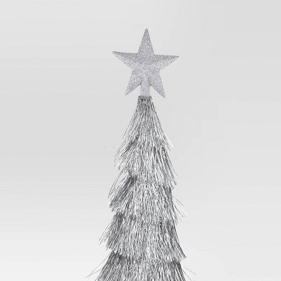  2pk Christmas 18" And 12" Tinsel Trees - Wondershop™