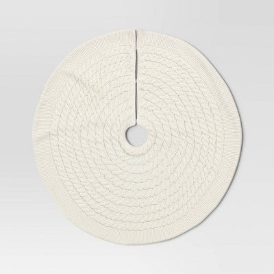  48" Centric Cable Knit Tree Skirt - Wondershop™