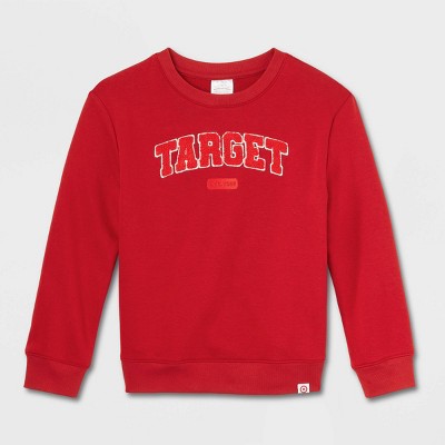  Kids' Target Matching Family Sweatshirt - Wondershop™ Red