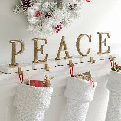  Christmas Stocking Holder Peace - Wondershop™