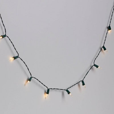  50ct Solar LED Christmas Indoor Outdoor Mini String Lights With Green Wire - Wondershop™