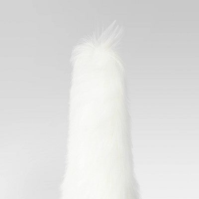  24" Faux Fur Christmas Tree Sculpture - Wondershop™ White