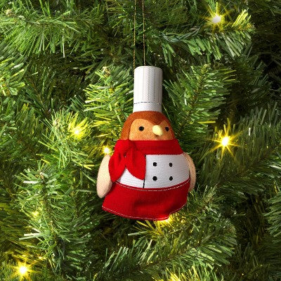  Christmas Featherly Friends Ornament Chef - Wondershop™