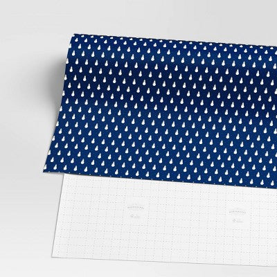  40" 220 Sq Ft Christmas Roll Wrap Snowmen On Navy Blue - Wondershop™