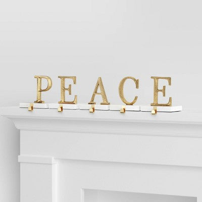  Christmas Stocking Holder Peace - Wondershop™