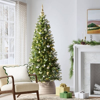  Christmas Lit Plastic Finial Tree Topper - Wondershop™