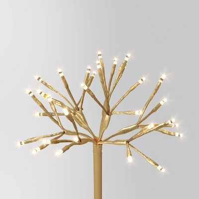  18" LED Gold Starburst Christmas Novelty Sculpture Light Warm White - Wondershop™