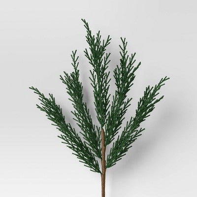  4pc Christmas Pick Set 2 Cedar Picks 2 Norfolk Pine - Wondershop™