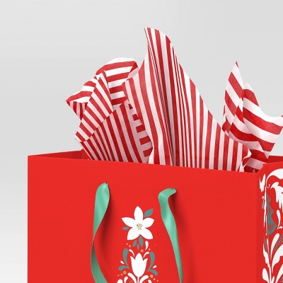  30ct Christmas Tissue Paper Red/White - Wondershop™
