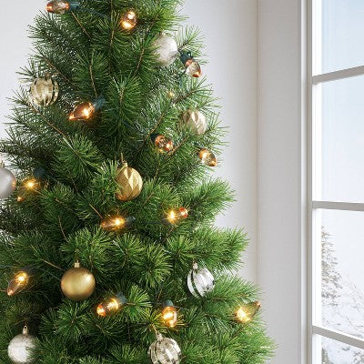  Incandescent Christmas Filament String Lights Clear With Green Wire - Wondershop™