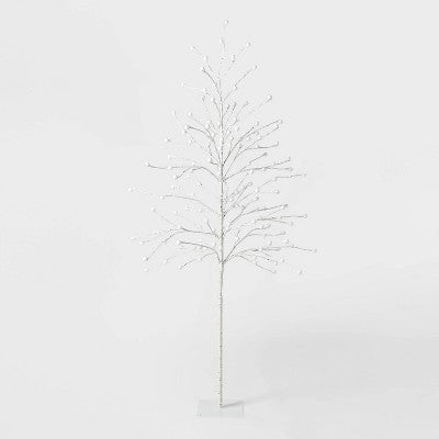  6ft LED Globe Birch Twig Tree Christmas Novelty Sculpture Light Cool White - Wondershop™