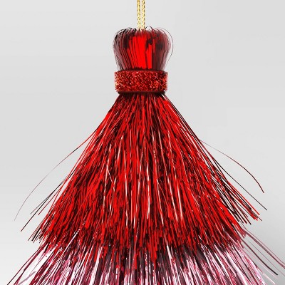  3' 5" Christmas Mini Tassel Ornament Set Red/Pink/Hot Pink - Wondershop™