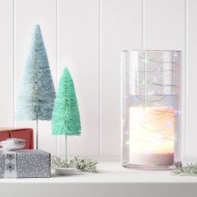  30ct LED Battery Operated Dewdrop Fairy String Lights - Wondershop™