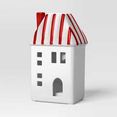  6.25" Christmas Lit Ceramic House - Wondershop™